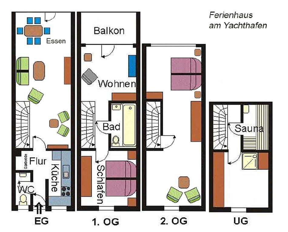 Ferienhaus Suedblick Am Yachthafen Бреге Екстериор снимка